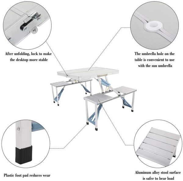 Aluminum Alloy Portable Table and chair Premium Product Store